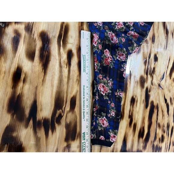 About‎ A Girl Jacket Women Size XL Floral Full Zip Navy Floral Cottagecore Boho - Picture 8 of 15